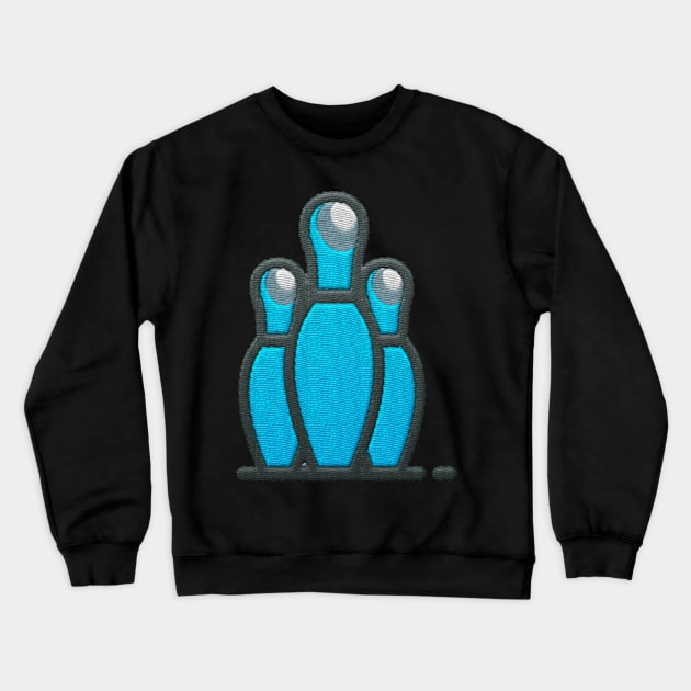 Bowling Pins Crewneck Sweatshirt by aaallsmiles